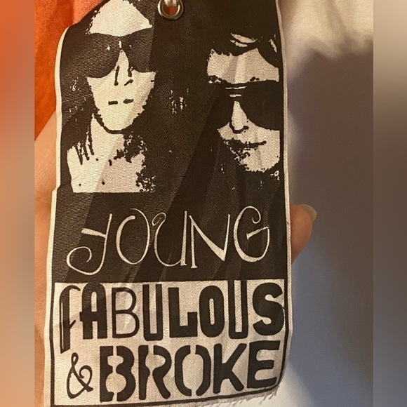 Young Fabulous & Broke Cleo Ombre Drape Tank Top Peach Size S - Picture 3 of 4